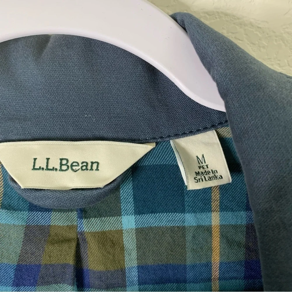 LL Bean Women's Blue BeanFlex Utility Jacket, Lined MP - Picture 6 of 10